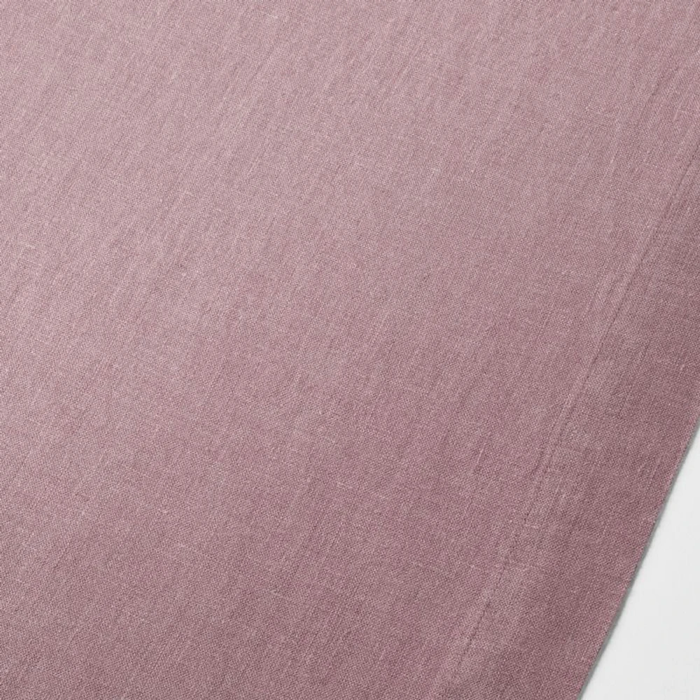 Marin 120" Morning Mauve EUROPEAN FLAX ™-Certified Linen Table Runner