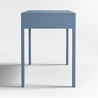 Ever Simple Modular Slate Blue Wood Kids Desk with Drawer