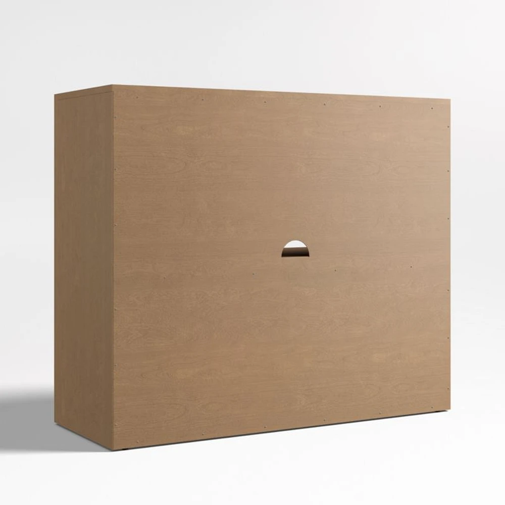 Ever Simple Modular Wood Kids Bookcase with Drawer