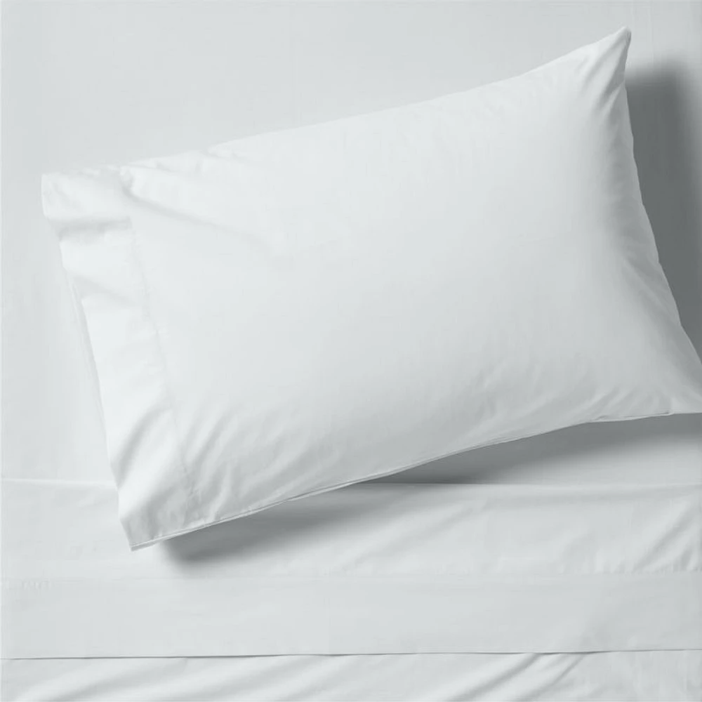 Everyday Snuggle Brushed Cotton Percale Soft Blue Kids Twin Sheet Set