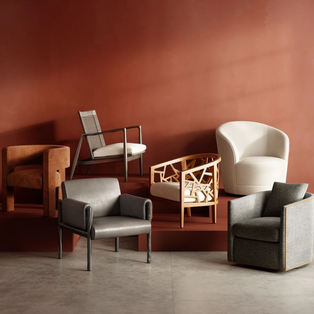 Drew Small Swivel Chair