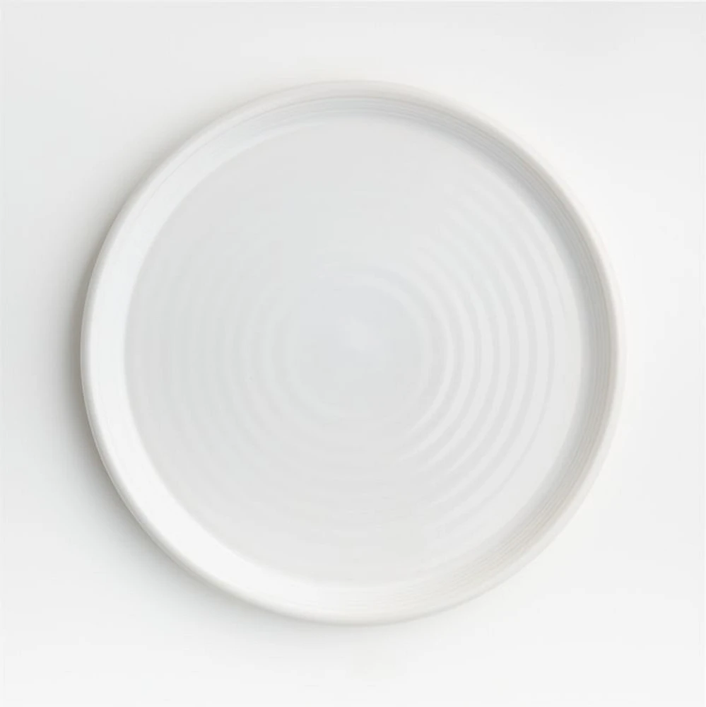 Farmhouse White Dinner Plates, Set of 4