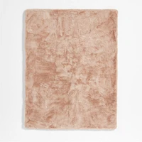 Brown Faux Fur Baby Stroller Blanket