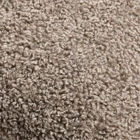 Faux Shearling 20x20 Clay Taupe Throw Pillow Cover