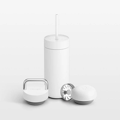 Fellow 16 Oz. Matte White Carter 3-in-1 Lid System