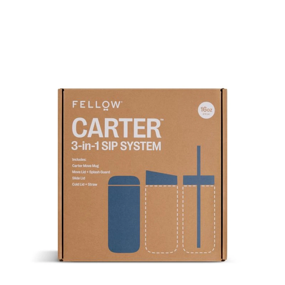 Fellow Carter Tumbler 3-in-1 Lid System in Stone Blue