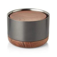 Fenton Graphite and Wood Wine Coaster Set