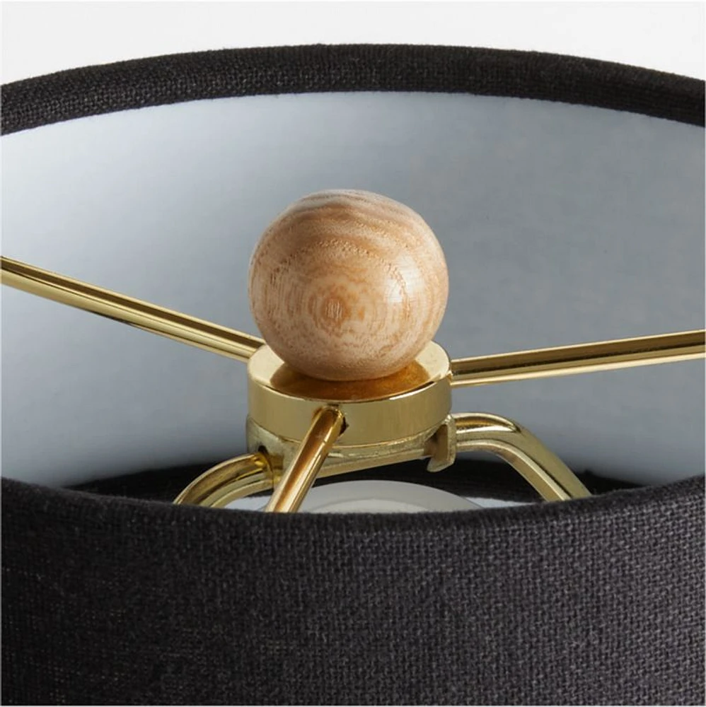 Finley Wooden Adjustable Table Lamp