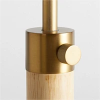 Finley Wooden Adjustable Table Lamp