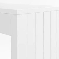 Finn White Wood 2-Drawer Kids Desk