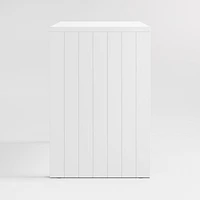 Finn White Wood 2-Drawer Kids Desk