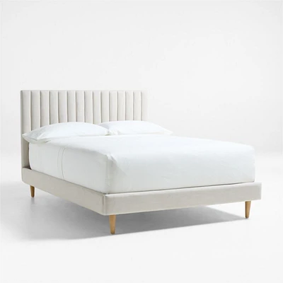 Finn Natural Upholstered Kids Full Bed