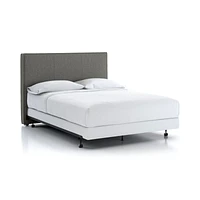 Flange Queen Headboard  Grey