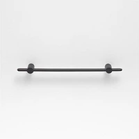 Flat 5" Matte Black Cabinet Drawer Bar Pull