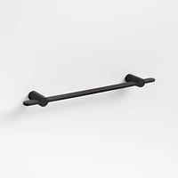 Flat 5" Matte Black Cabinet Drawer Bar Pull