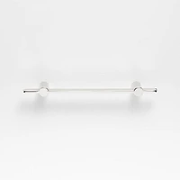 Flat 4" Polished Chrome Cabinet Drawer Bar Pull