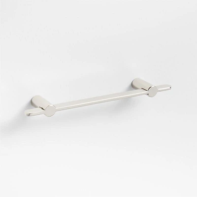 Flat 4" Polished Chrome Cabinet Drawer Bar Pull