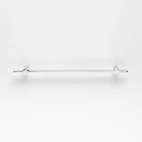 Flat 6" Polished Chrome Cabinet Drawer Bar Pull