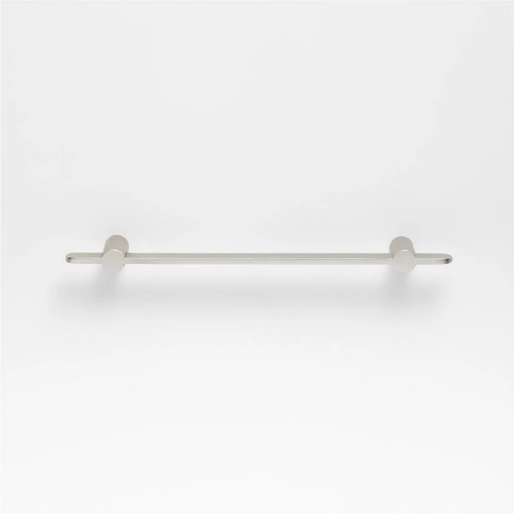 Flat 5" Brushed Nickel Cabinet Drawer Bar Pull