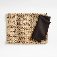 Marin Ink Black EUROPEAN FLAX ™-Certified Linen Napkin