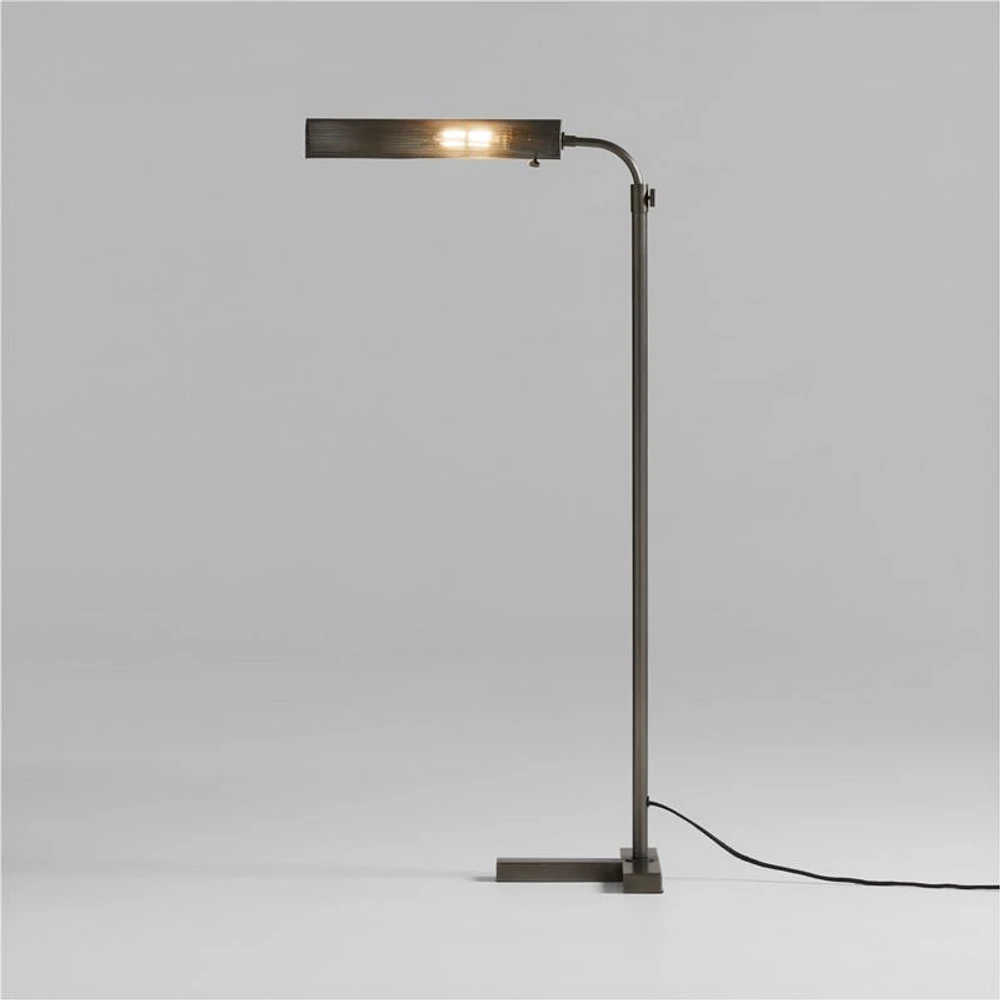 Fleming Black Metal Floor Lamp
