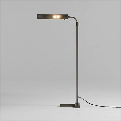 Fleming Black Metal Floor Lamp
