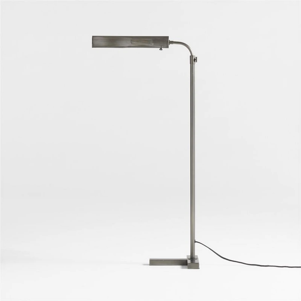 Fleming Black Metal Floor Lamp