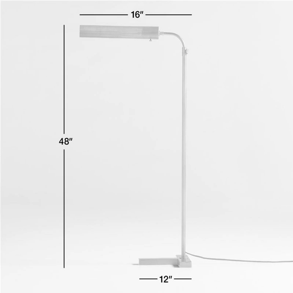 Fleming Black Metal Floor Lamp