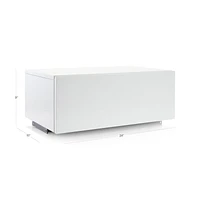 Flex 24" White Storage Drawer Box
