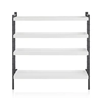 Flex Modular 36" 4-Shelf Half Bookcase