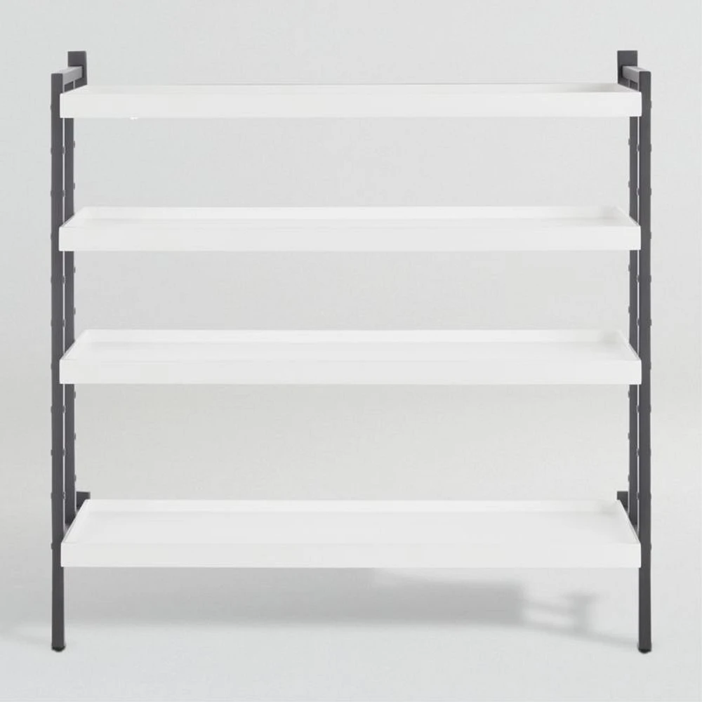 Flex Modular 36" 4-Shelf Half Bookcase