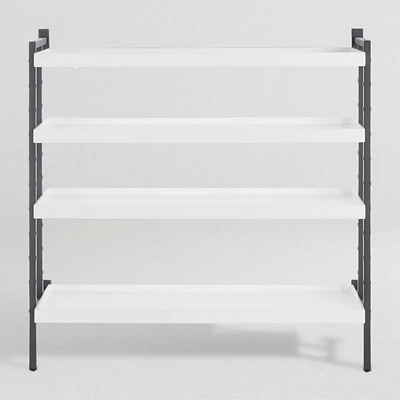 Flex Modular 36" 4-Shelf Half Bookcase