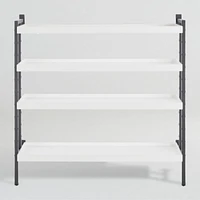 Flex Modular 36" 4-Shelf Half Bookcase