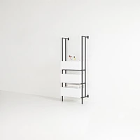 Flex White 3-Drawer Bookcase