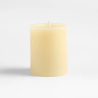 Ivory Flicker Flameless 4"x5" Wax Pillar Candle