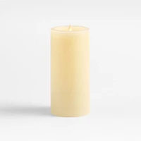 Ivory Flicker Flameless 4"x8" Wax Pillar Candle