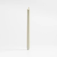 Flicker Flameless White Taper Candle 12"