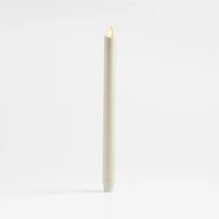 Flicker Flameless White Taper Candle 12"