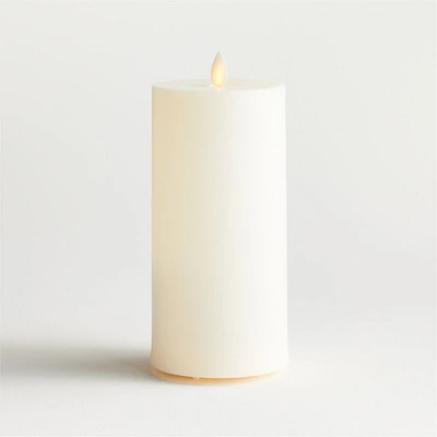 Flicker Outdoor Flameless Pillar Candle 4"x8"