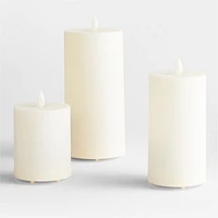 Flicker Outdoor Flameless Pillar Candle 3"x4"