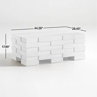 Flitch Rectangular Wood Storage Coffee Table