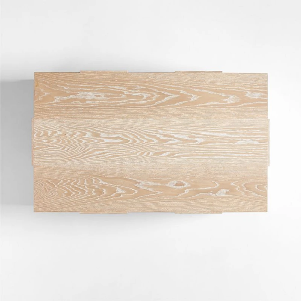 Flitch Rectangular Wood Storage Coffee Table