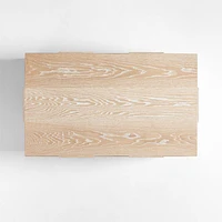 Flitch Rectangular Wood Storage Coffee Table