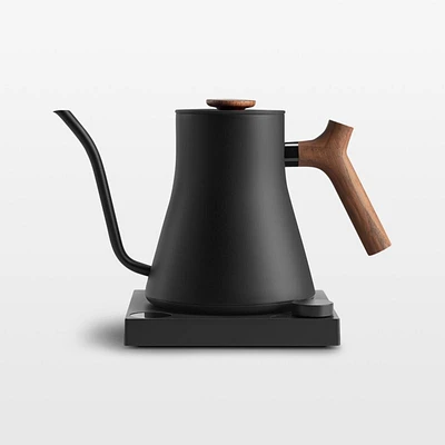 Fellow Stagg EKG Pro Electric Kettle Matte Black with Walnut Accents