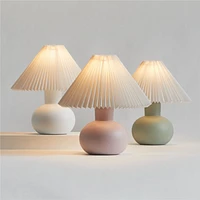 Flo Fluted White Ceramic Kids Table Lamp