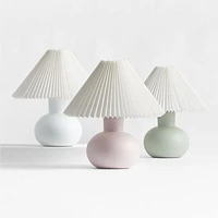 Flo Fluted White Ceramic Kids Table Lamp