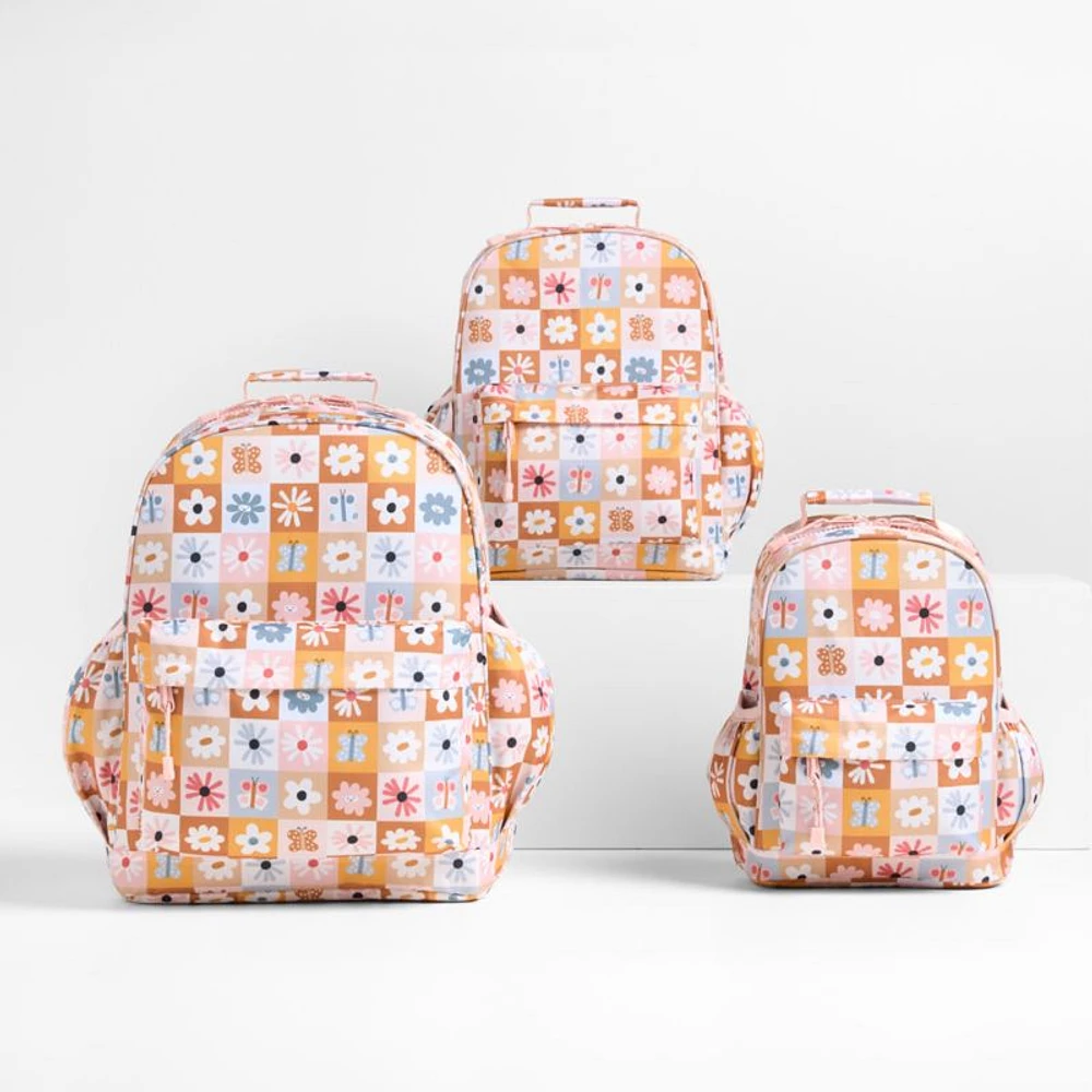 Dreamer Flower Patch Medium Kids Backpack with Side Pockets