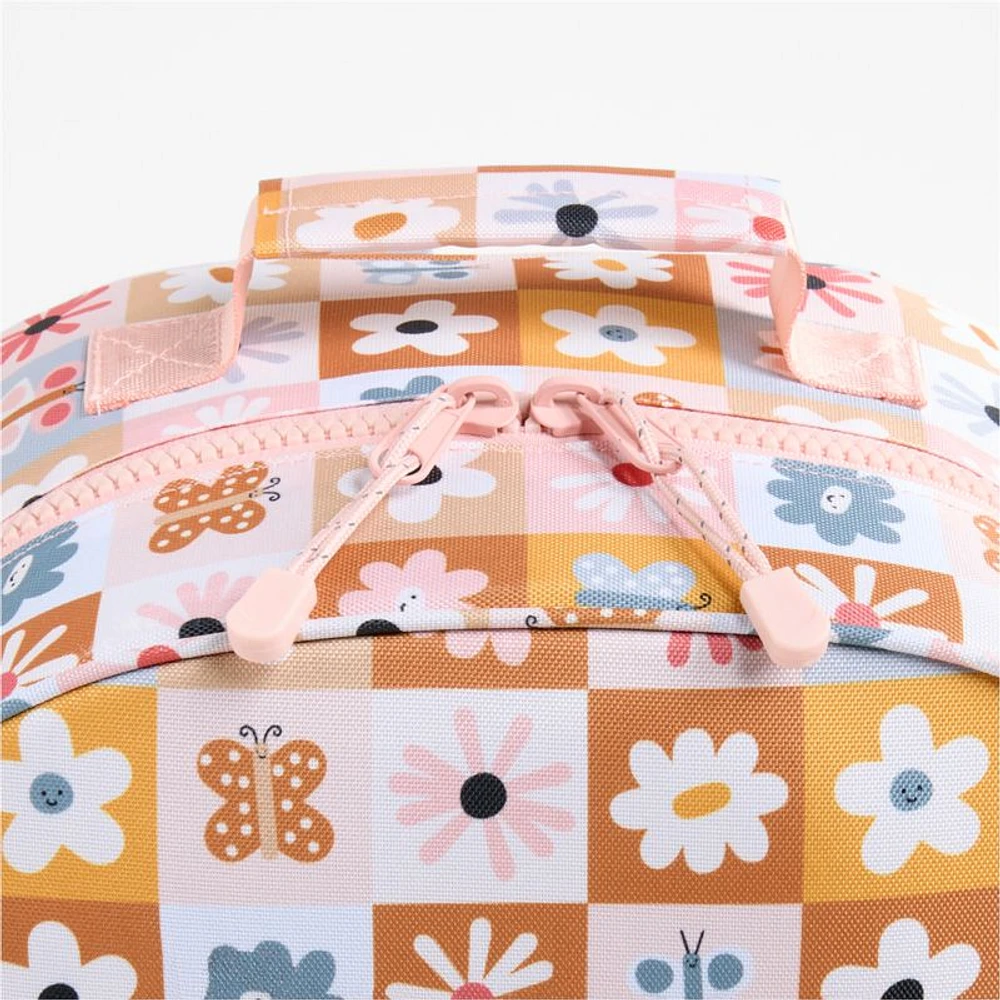 Dreamer Flower Patch Large Kids Backpack with Side Pockets