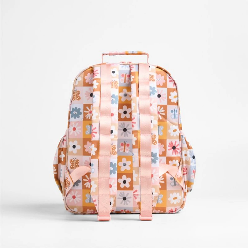 Dreamer Flower Patch Medium Kids Backpack with Side Pockets