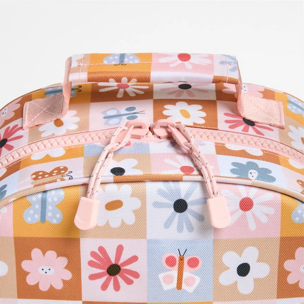 Dreamer Flower Patch Medium Kids Backpack with Side Pockets